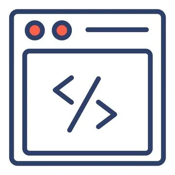 Programing Icon. User interface Vector Illustration, As a Simple Vector Sig.. Stock Illustration