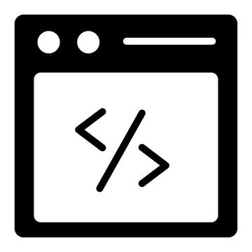 Programing Icon. User interface Vector Illustration, As a Simple Vector Sig.. Stock Illustration