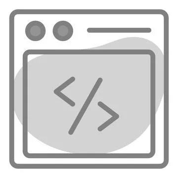 Programing Icon. User interface Vector Illustration, As a Simple Vector Sig.. Stock Illustration