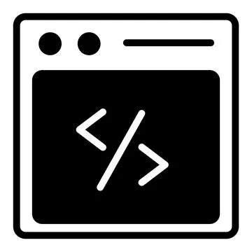 Programing Icon. User interface Vector Illustration, As a Simple Vector Sig.. Stock Illustration