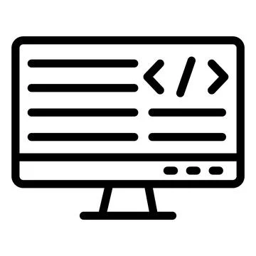 Programing Vector Icon Design Illustration Stock Illustration