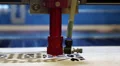 Programmable laser cutter HD Footage