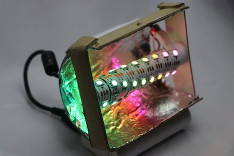 Programmable LED Decoration light which can be controlled by arduino boards Stock Photos