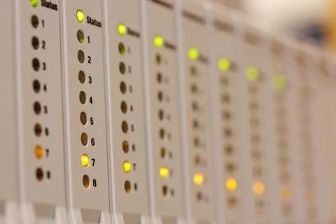 Programmable logic controller modules Stock Photos