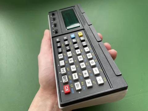 Programmable micro calculator for engineering tasks Fotos Stock