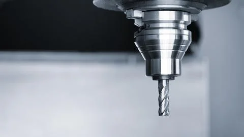 Programmable modern cnc digital  digital program machineManufacturing profess Foto stock