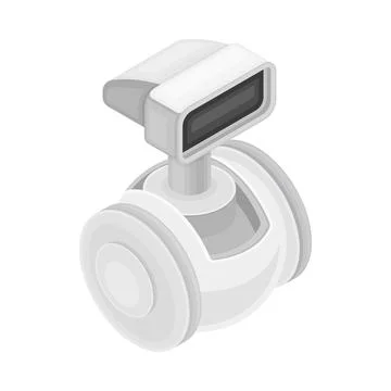 Programmable Robot Machine as Robotic Technology and Electronic Equipment with 스톡 일러스트