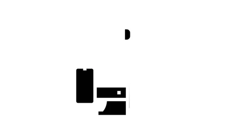 Programmatic Advertising Service glyph icon animation 스톡 동영상 163650965