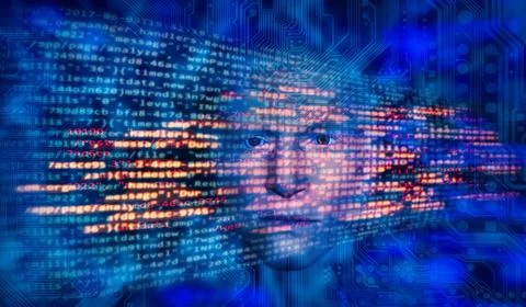 Programmcode und Android Programmiercode mit Android und Technologie Hinte... Stock-Fotos