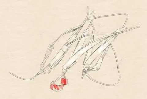 Programmed cell death 1 (PD-1, CD279) receptor protein, 3D rende Stock Illustration