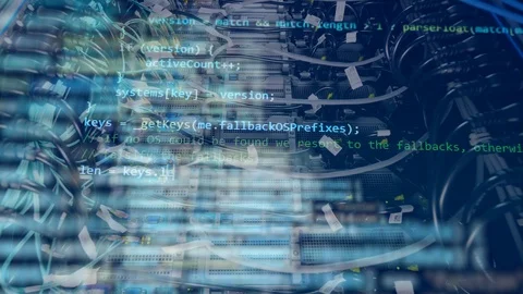 Programmed code on a computer monitor. Stock Footage 113149707