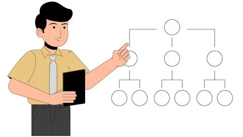 Programmer analyst explainer concept Stock Illustration