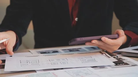 Programmer and Developer coding software application. Stock Footage 258671285