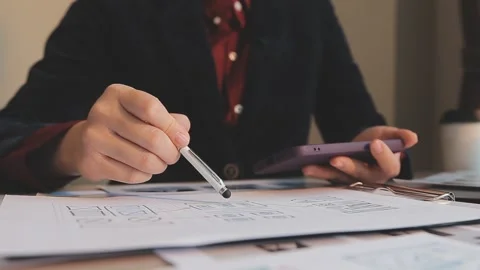 Programmer and Developer coding software application. Stock Footage 258671286