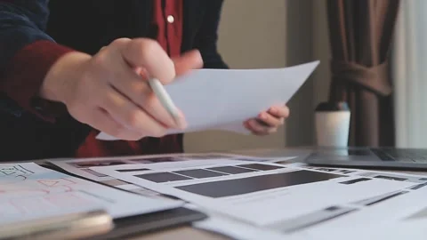 Programmer and Developer coding software application. Stock Footage 258671444