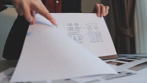 Programmer and Developer coding software application. Stock Footage 258671591