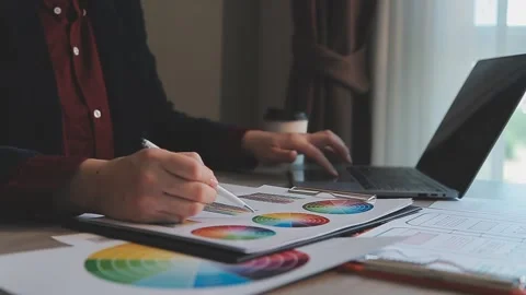 Programmer and Developer coding software application. Stock Footage 258671715