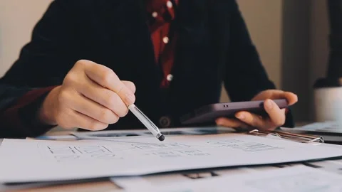 Programmer and Developer coding software application. Stock Footage 258823356