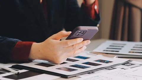 Programmer and Developer coding software application. Stock Footage 258823357