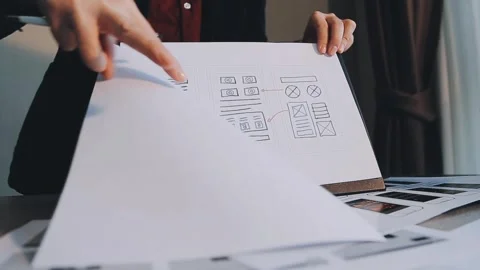 Programmer and Developer coding software application. Stock Footage 258826192