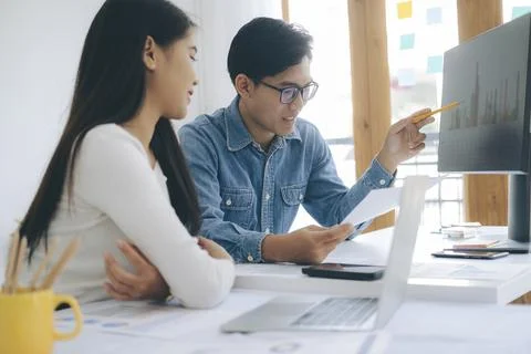 Programmer and Developer coding software application. Stock Photos