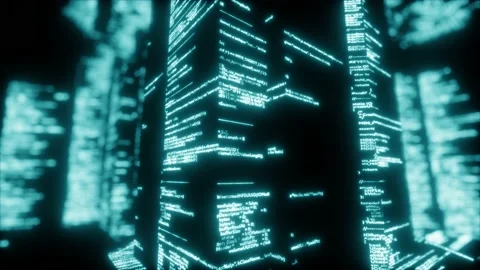 Programmer Binary Codes 4K Stock Footage 145838516