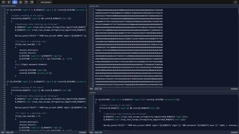 Programmer Code Development Environment Software UI Stock Footage 328406031