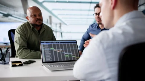 Programmer Code Training. Diverse Business Team Stock Footage 299960929