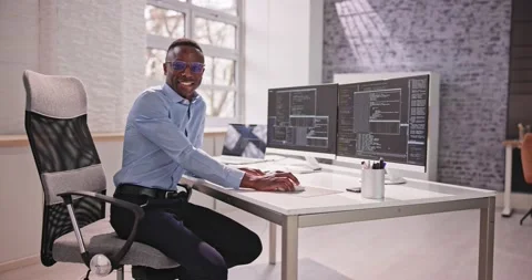 Programmer Coding Classes. Web Developer Coder Stock Footage 235931245