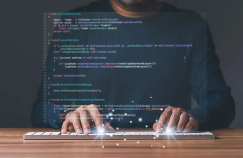 Programmer coding, compiler, encode, debug, and developer application softw.. 写真素材