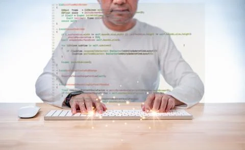 Programmer coding, compiler, encode, debug, and developer application softw.. 스톡 사진