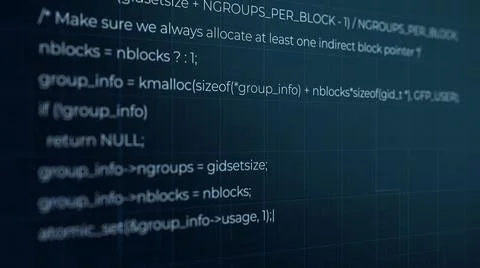 Programmer Coding Development Screen Background Stock-Illustration