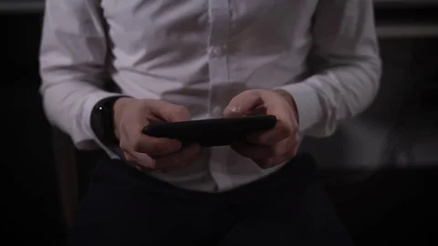 The programmer in a computer office. On a table computers. On monitors process Video stock 72448546