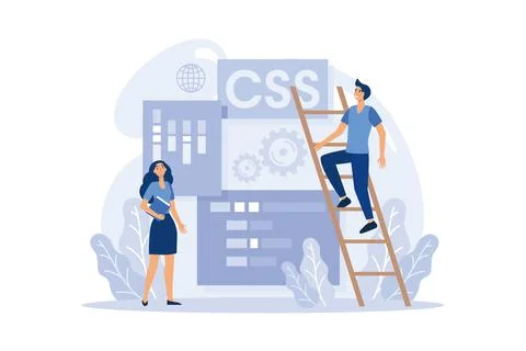 Programmer concept. Idea of coding, testing and writing program. flat desig.. Stock Illustration