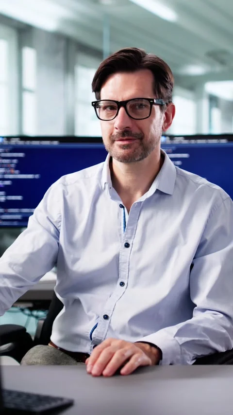 Programmer Creating Code For Web Doing Development Stock Footage 318327684