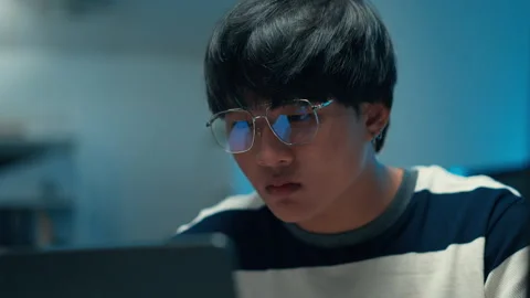 Programmer debugging code developer software engineer system logic backend task Stock Footage 313807459