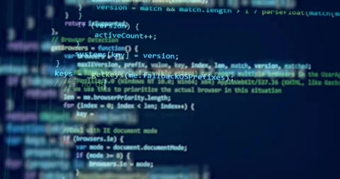 Programmer Development Website design coding technologies animation Stock Footage 334021595