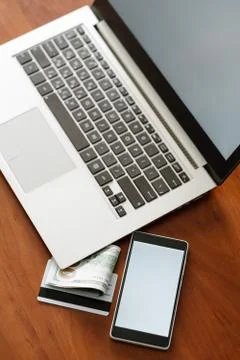 Programmer equipment create app laptop technology Stock Photos