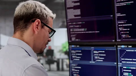 Programmer Feeling Sad At Desk Stock-Footage 333398883