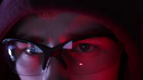 Programmer hacker anonymous Stock-Footage 58516608