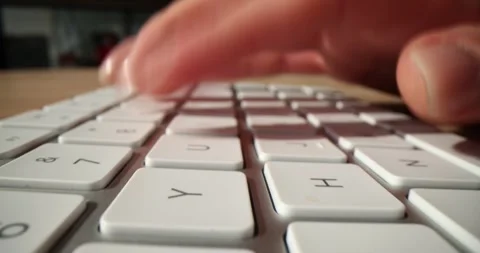 Programmer hand typing on computer keyboard closeup Stock Footage 271331676