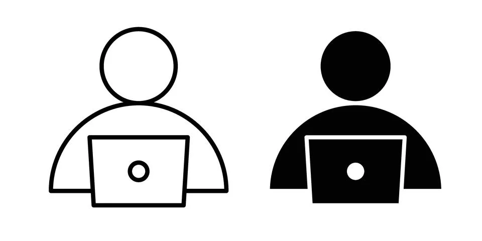 Programmer icon set, collection of vector icons Stock-Illustration