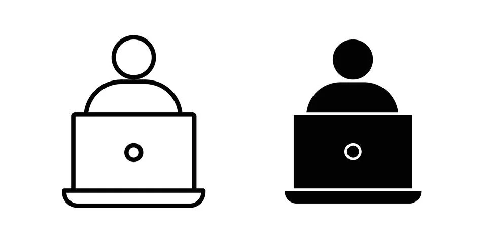 Programmer icon set. Vector EPS 10 Stock-Illustration
