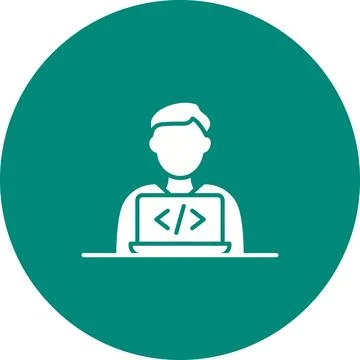 Programmer icon vector image. Illustrazione stock