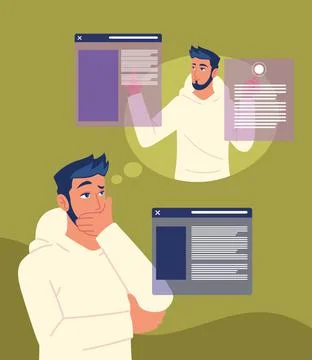 Programmer with an idea 스톡 일러스트