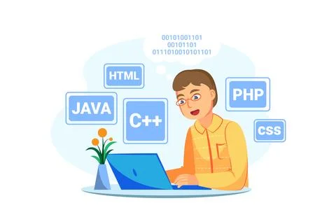 Programmer Stock Illustration