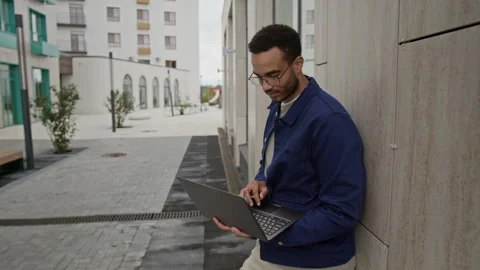 Programmer Immersed Into Coding Video stock 320004655