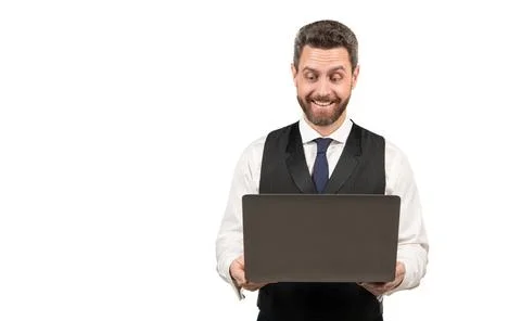 Programmer man use pc. entrepreneur. agile business. professional network 스톡 사진