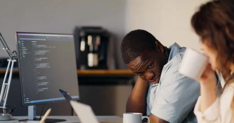 Programmer in the office Stock-Footage 310392049