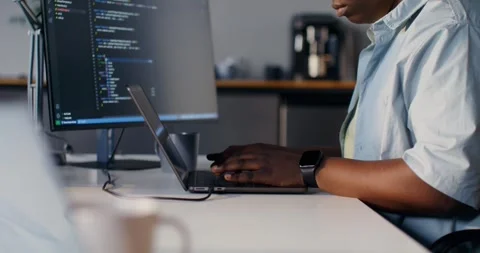 Programmer in the office Stock-Footage 310395545